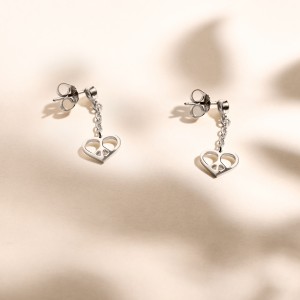 BOUCLES  PEACE IN LOVE ARGENT